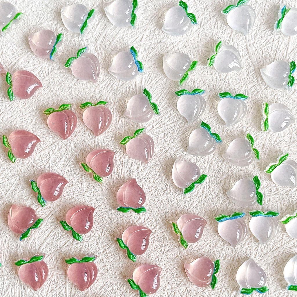 Phụ Kiện Trang Trí Móng Tay Nghệ Thuật Hình Chú Cún / Trái Cherry 3D Trong Mờ Độ Nhạy Cao