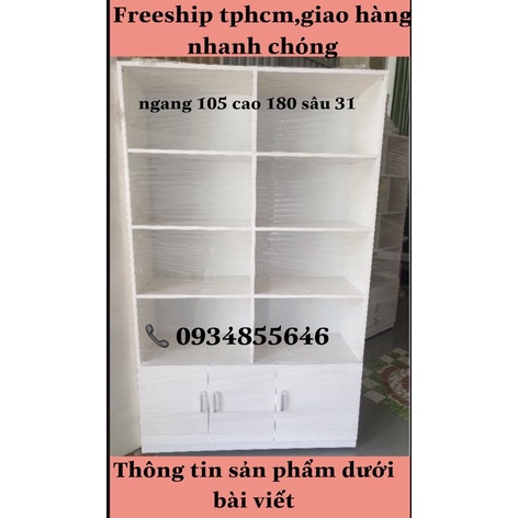 Kệ trưng bày nhựa đài loan màu trắng