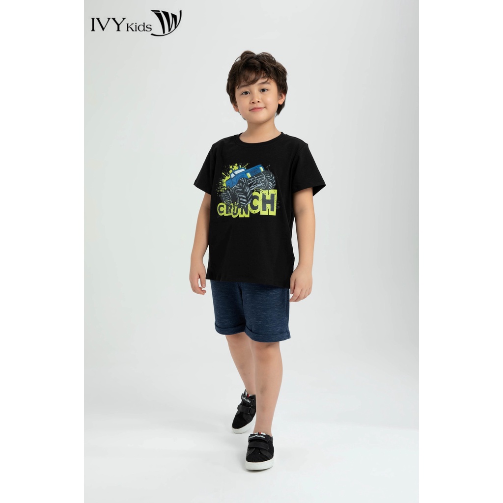 Áo thun Crunch bé trai IVY moda MS 57K1224