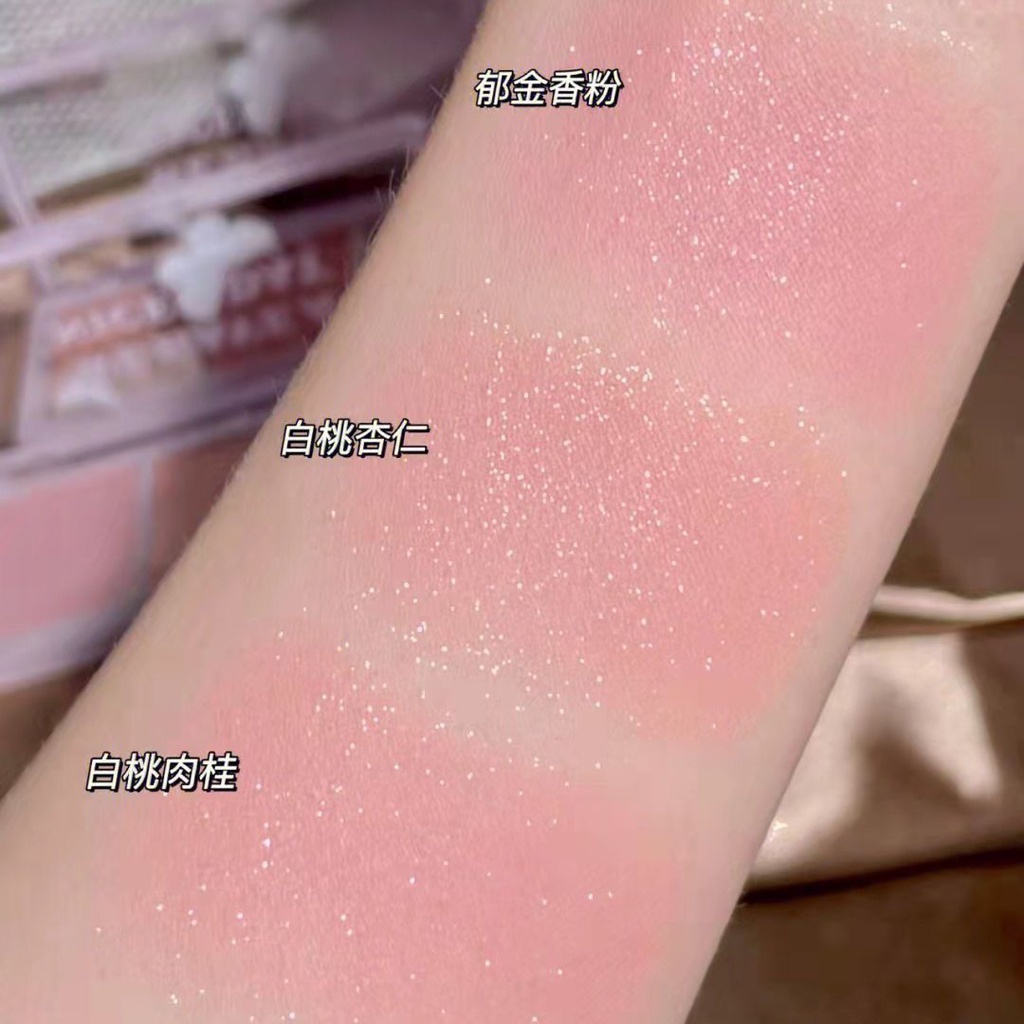 Bảng Phấn Má Hồng 3 Màu Sắc Làm Sáng Tự Nhiên
