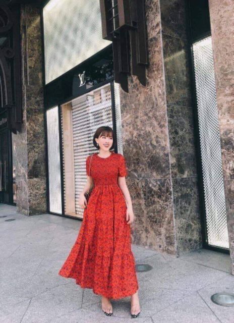 ĐẦM ZARA ĐỎ MIDI