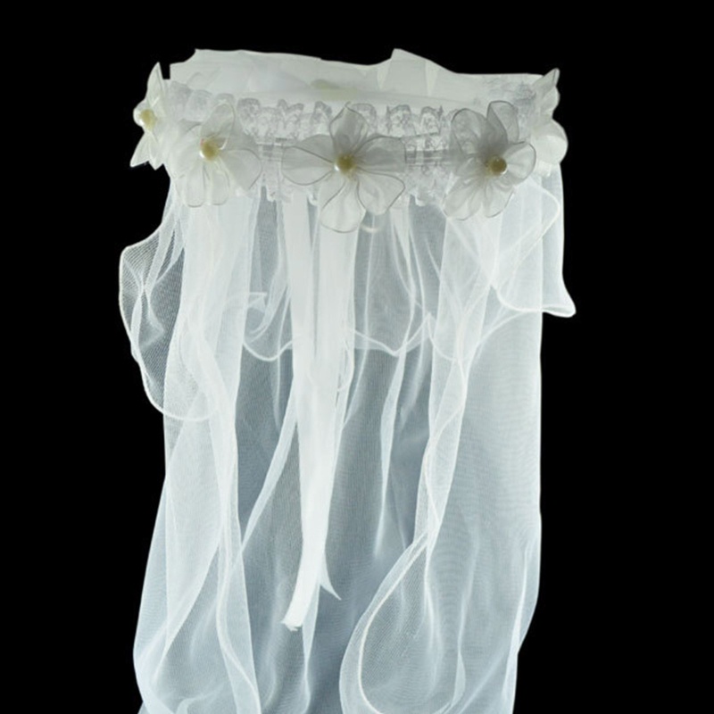 Mạng Che Mặt Đèn Led Hình Hoa Cho Cô Dâu