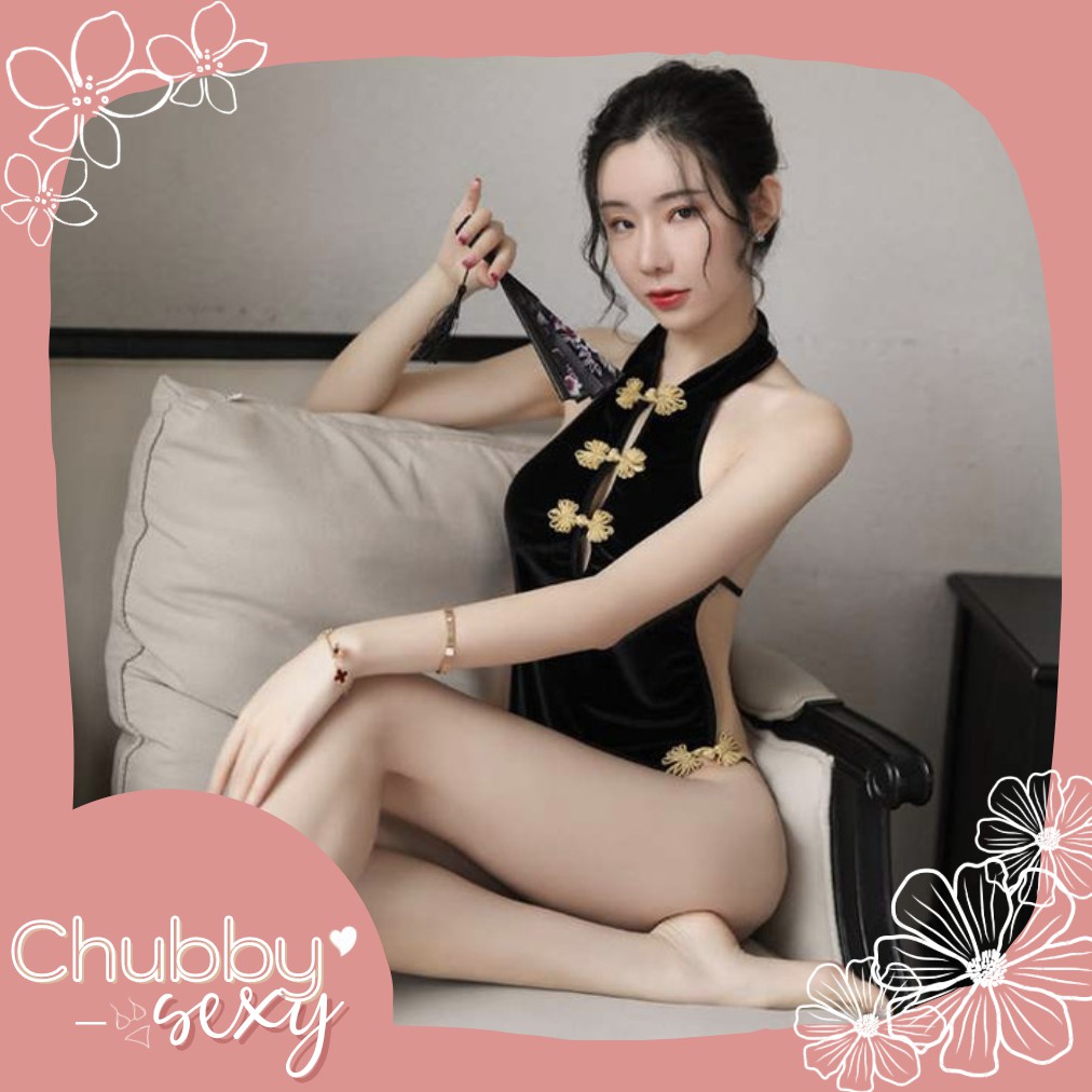 Cosplay Cô Gái Trung Hoa Sexy - Set  body chất liệu nhung co giãn siêu tôn dáng cực quyến rũ  - CPL24 - Chubby.Sexy | BigBuy360 - bigbuy360.vn