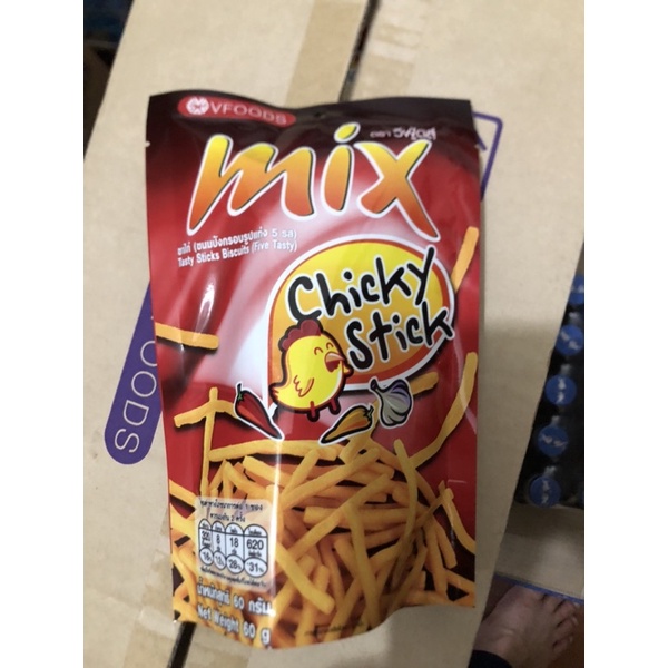 Bim Mix Hot Chilli Thái Lan gói 60 gram đủ màu date 06/2023