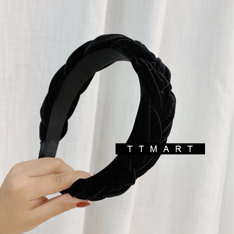 Băng đô áo dài - cài tóc - bờm tóc bằng nhung phối đồ tết