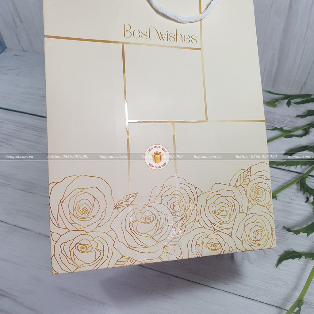 Túi giấy đựng quà size lớn 32x22x12cm - TG01