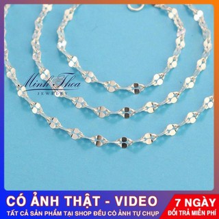 Vòng cổ bạc trẻ em, dây chuyền bé trai bé gái bạc nguyên chất  sáng đẹp Tuấn Thoan JEWELRY