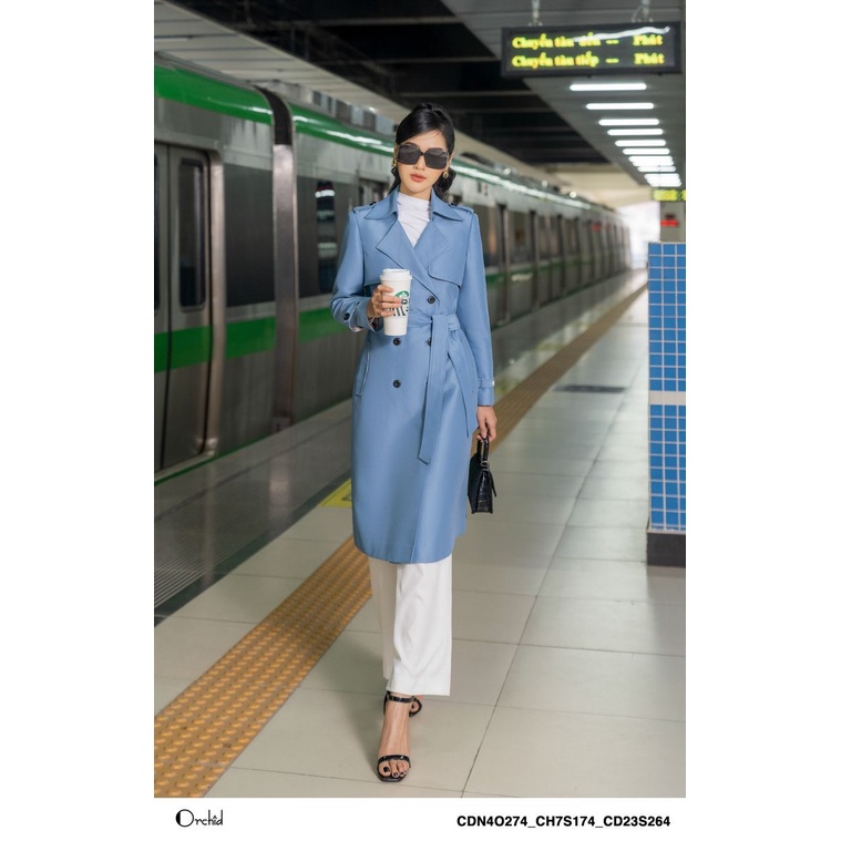 Áo khoác Mangto nữ chất vải kaki cao cấp Orchid CD23S264 | BigBuy360 - bigbuy360.vn