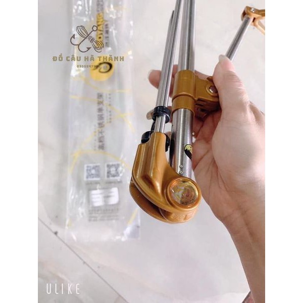 Chống cần đơn - gác cần tay inox câu đài BOYANG 2.3m