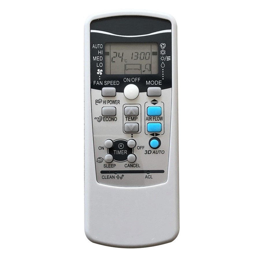 REMOTE Điều Hòa MÁY LẠNH MITSUBISHI 3D ( 3 NÚT XANH) [tặngpin]