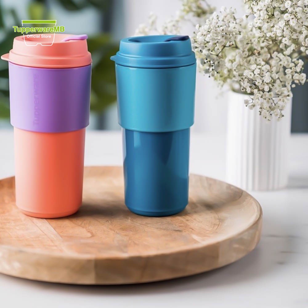 Ly Coffee To Go 490ml TUPPERWARE lót cách nhiệt màu sắc thời trang tiện dụng đa năng