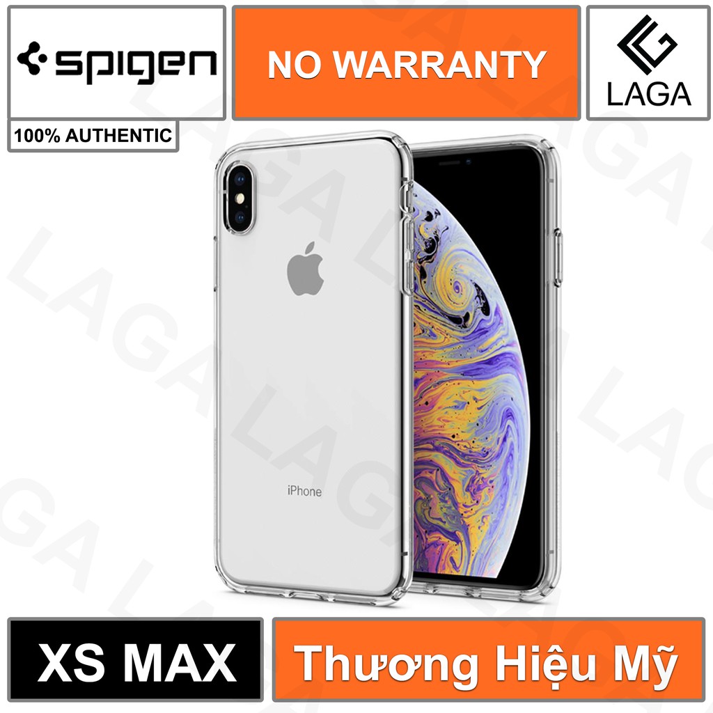 [Freeship toàn quốc từ 50k] Ốp lưng Spigen iPhone XS Max Liquid Crystal (Ver.2) - LAGA