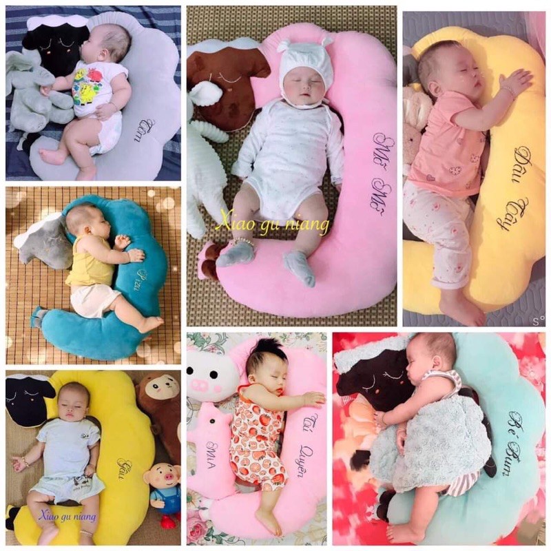 gối cừu chữ C ngược gối cho bé ngủ ngon ngủ sâu giâc.ib để chi tiết hơn ah