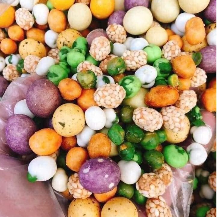 ĐẬU PHỘNG SẤY GIÒN MIX VỊ (túi zip 1kg)