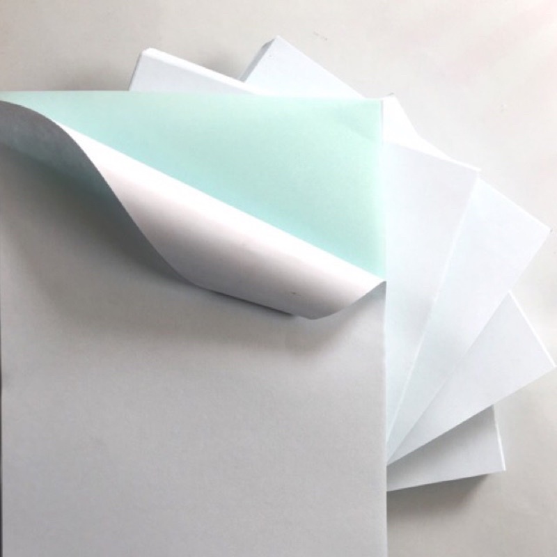 Giấy Decal A4 đế xanh - decal A4 đế xanh mặt trắng bám dính tốt