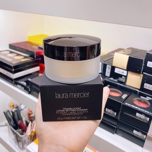 Phấn phủ không màu dạng bột Laura Mercier Translucent Loose Setting Powder 9.9g [Nika Cosmetics]