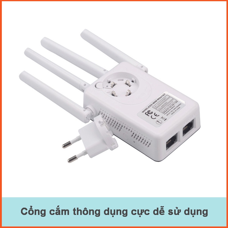 Kích sóng wifi tốc độ cao 4 râu 300M PIX-LINK LV-WR09 thiết bị kích sóng phủ khắp căn nhà, văn phòng | WebRaoVat - webraovat.net.vn