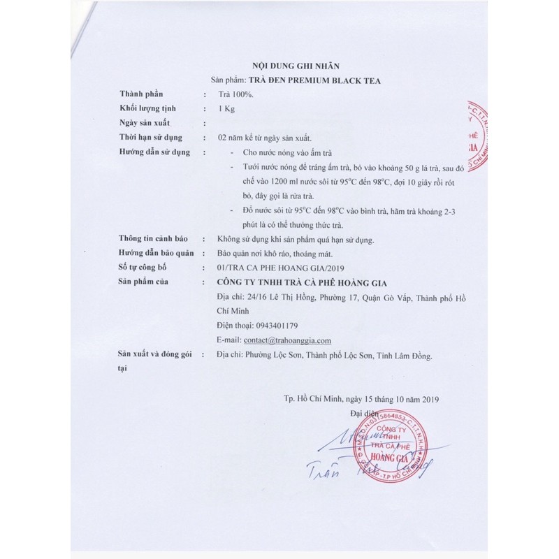 Trà đen pha trà sữa truyền thống gói 500g