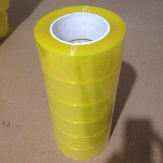 1 cây băng dính 2,4kg màu vàng chanh ảnh thật