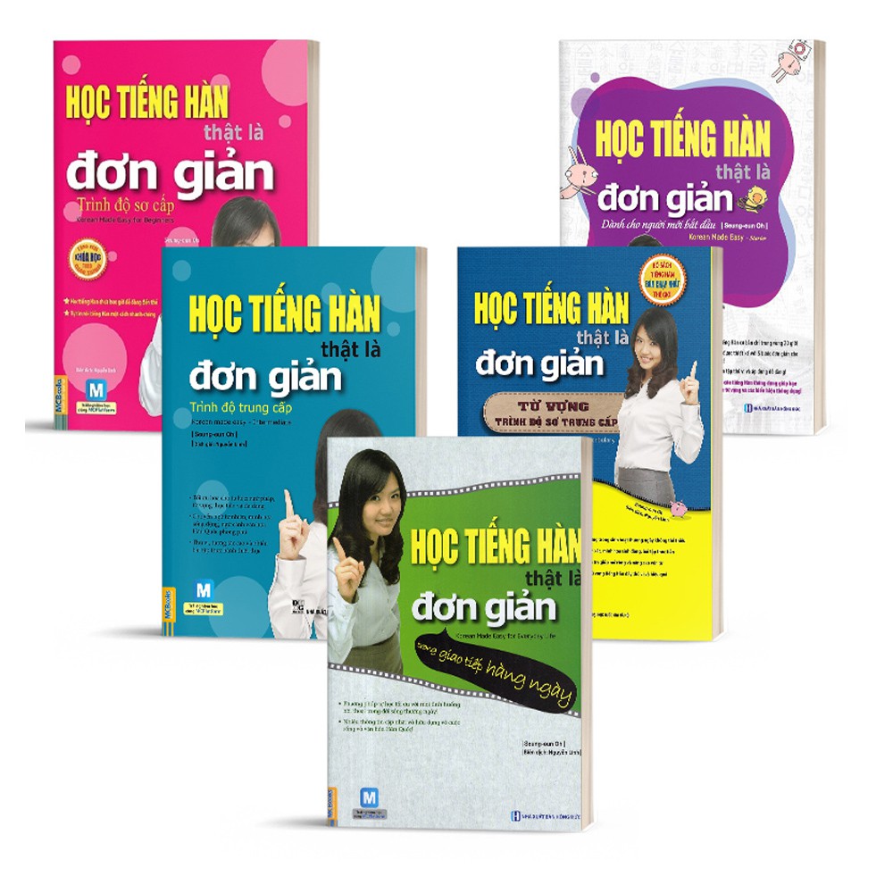 Sách - Combo Học Tiếng Hàn Thật Là Đơn Giản