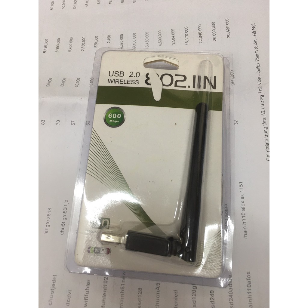 USB Wifi - USB thu Wifi 802.11n Cho Máy Bàn, Đầu thu kỹ thuật số youtube Có Anten - USB WIFI CHÍNH HÃNG | WebRaoVat - webraovat.net.vn