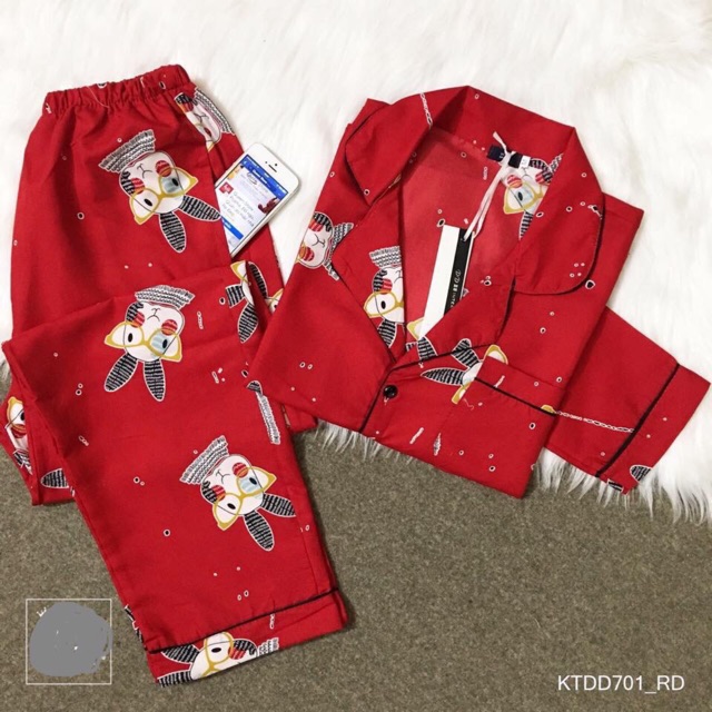 Bộ pijama chất thô kate giá rẻ | BigBuy360 - bigbuy360.vn