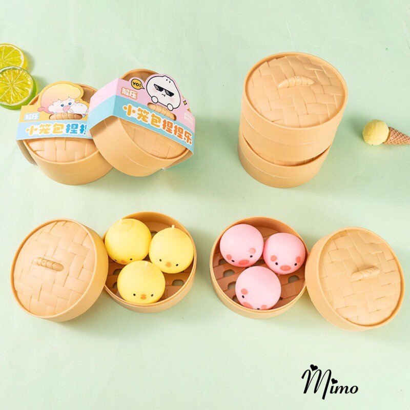 Đồ chơi Squishy Mochi dễ thương, mềm bánh bao chân thựcmềm mịn giảm stress co dãn đàn hồi ngộ nghĩnh giải tỏa căng thẳng