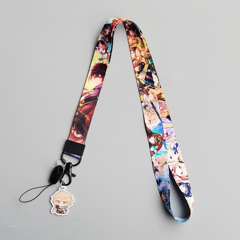 Dây Đeo Cổ Gắn Điện Thoại/Túi Xách Họa Tiết Hoạt Hình Anime Cho Nữ