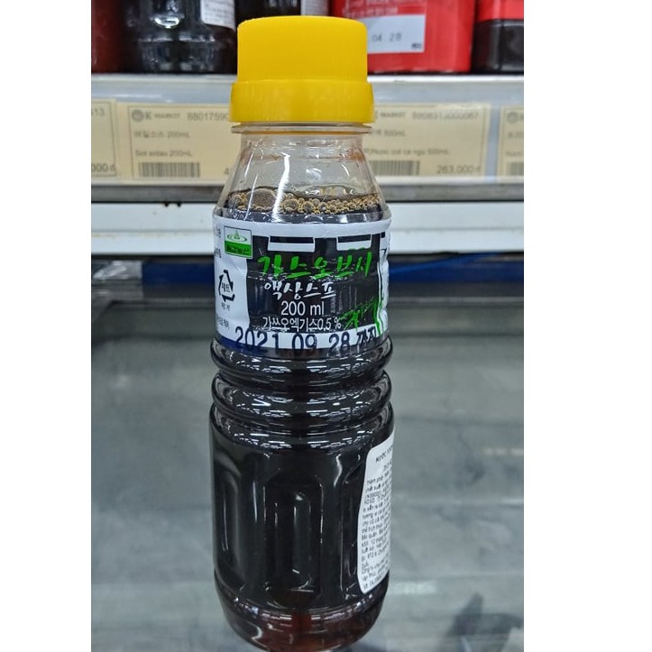 Nước sốt mì kiều mạch soba vị cá ngừ hun khói 200ml - 메밀소스