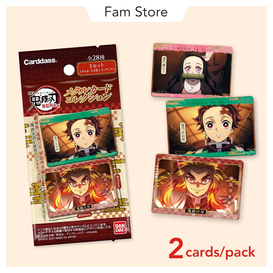 Pack thẻ Kimetsu no Yaiba Metal Card Collection
