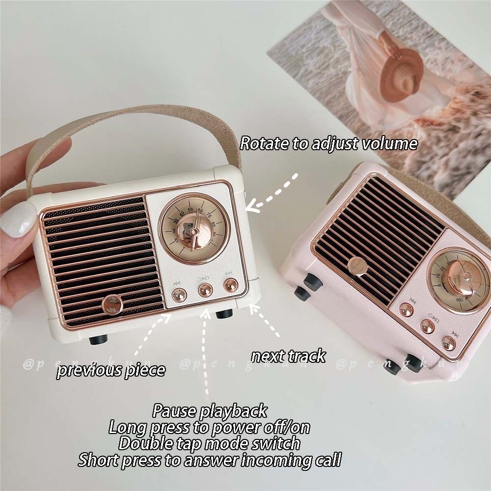 Loa Bluetooth Không Dây Âm Thanh Siêu Trầm Chất Lượng Cao Phong Cách Bắc Âu Sang Trọng