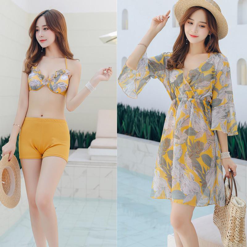 Bộ Bikini Kèm Áo Khoác Ngoài Thời Trang Cho Nữ 19913 | BigBuy360 - bigbuy360.vn