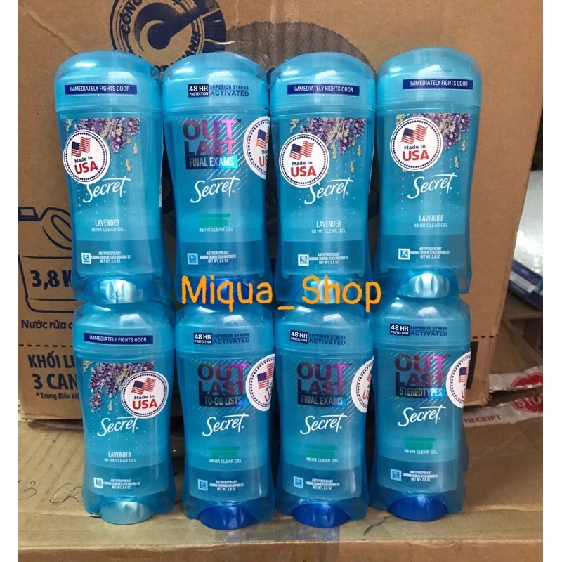 Gel Khử Mùi Secret 74g Của Mỹ