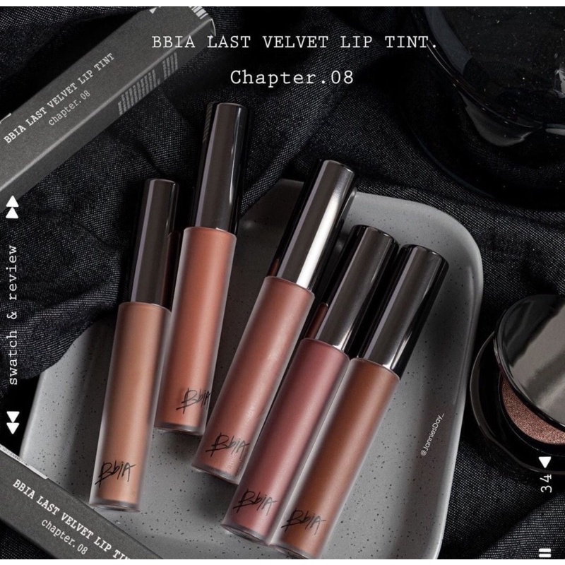 Son Kem Bbia Last Velvet Lip Tint Version 8