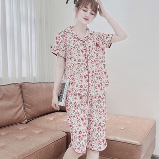 Đồ Bộ Lụa/Đũi Lửng Mặc Ở Nhà Nữ - Bộ Quần Áo Ngủ Nữ Mặc Mùa Hè, Nhiều Mẫu Dễ Thương, YENBEAUTY
