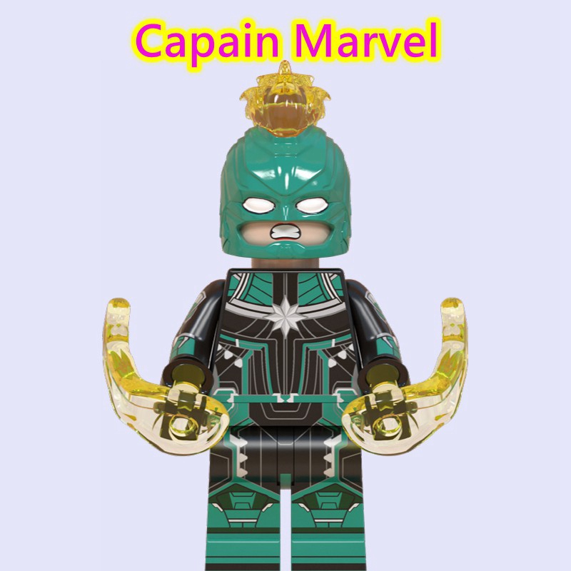 Mô Hình Lắp Ráp Nhân Vật Iron Man Captain Marvel Dành Cho Trẻ Em