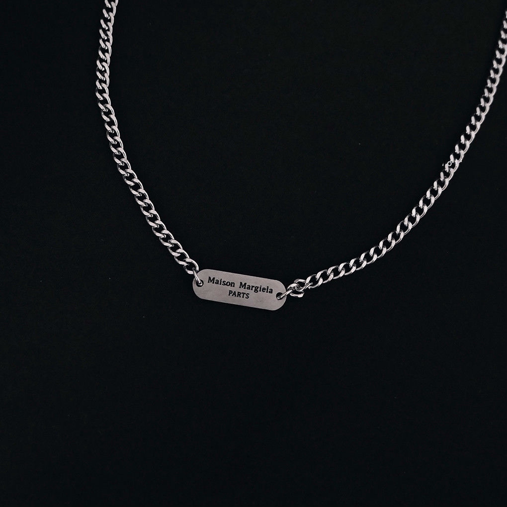 Dây Chuyền Mặt Vuông Phong Cách Punk 22287 Dành Cho Cặp Đôi