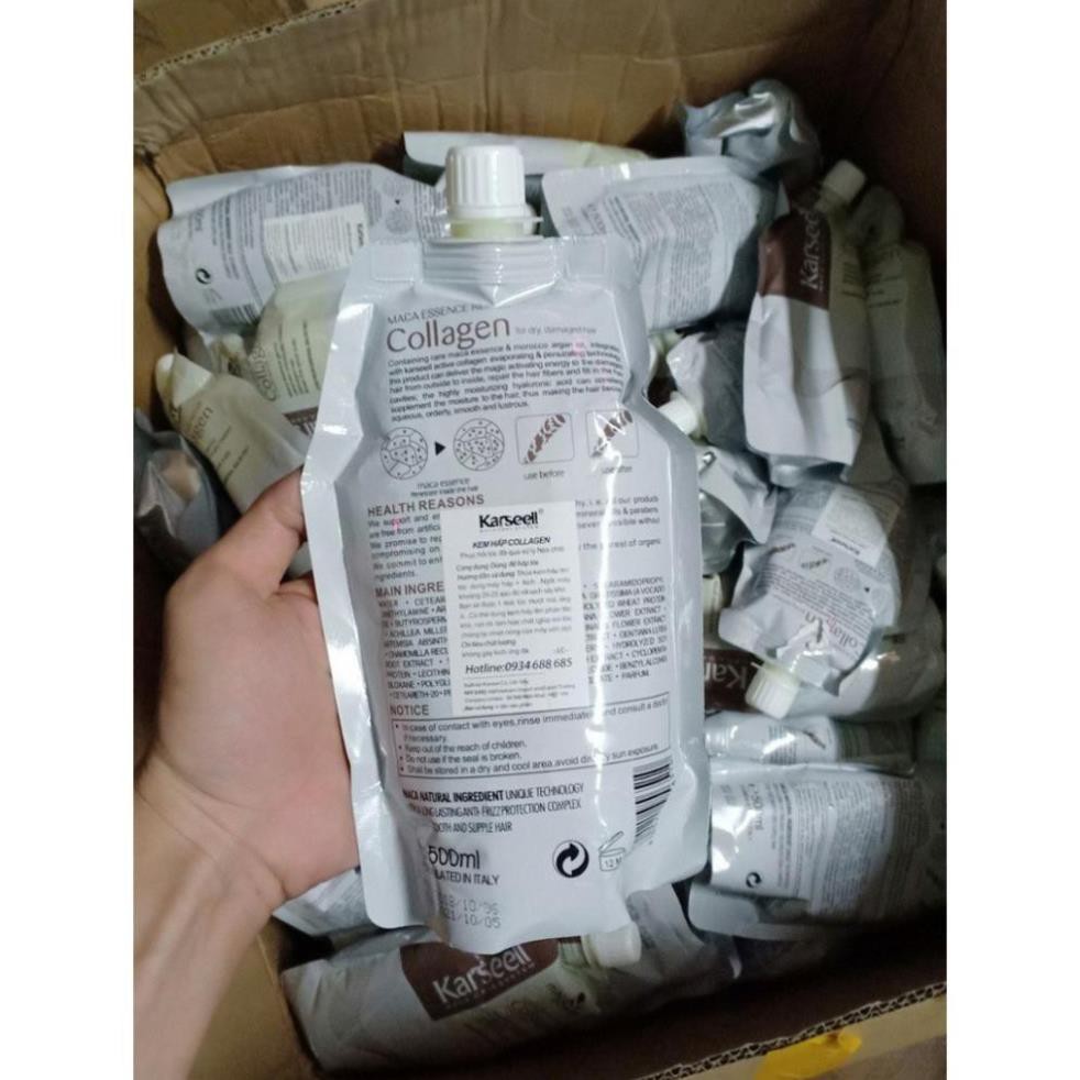 ⚡[ Chính Hãng]⚡ Ủ Tóc Collagen Karseell 500ml Siêu Mượt Phục Hồi Tóc Hư Tổn, Cấp Ẩm, Dưỡng Tóc Mềm Mượt | BigBuy360 - bigbuy360.vn