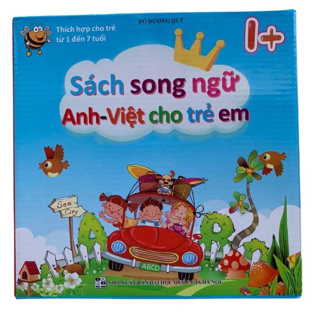 [Phiên Bản Mới 2021] Sách Nói Điện Tử Song Ngữ Anh- Việt Giúp Trẻ Học Tốt Tiếng Anh- Cho Bé Từ 1- 7 Tuổi