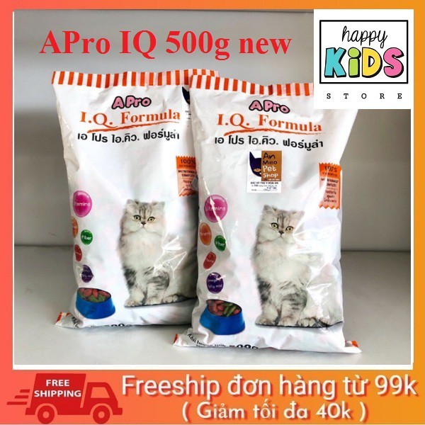 Thức ăn cho mèo Apro 500g có rau Date mới nhất