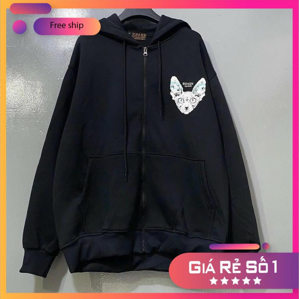 [ÁO KHOÁC NỮ,NAM] Áo Khoác Unisex Hình Báo Mủ 2 Lớp Vải Thun Nỉ Ngoại Free Size 70kg Ảnh Thật AK01 | BigBuy360 - bigbuy360.vn