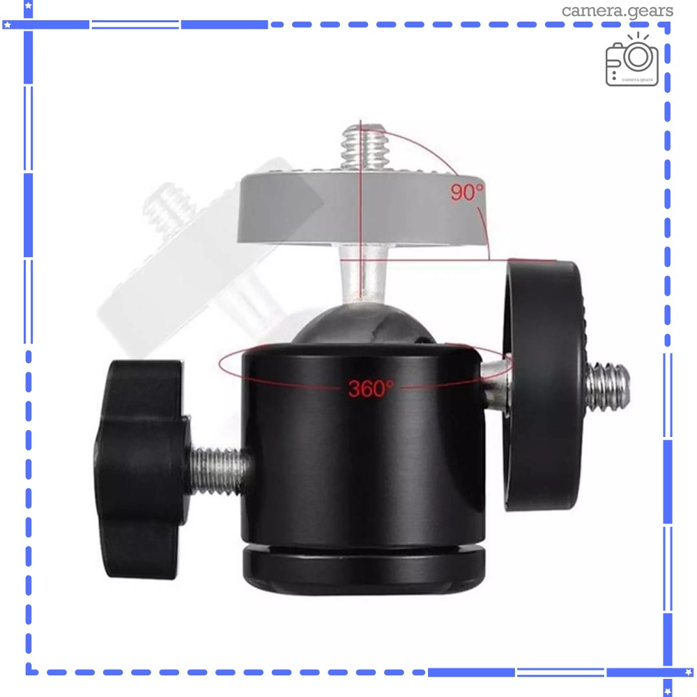 Giá đỡ đầu bi xoay 360 độ, giá đỡ kim loại cho máy ảnh, máy quay