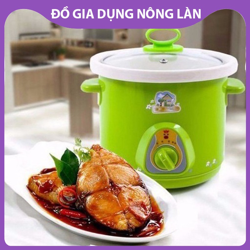 Nồi kho cá - nấu cháo chậm đa năng 1,5L NL Shop