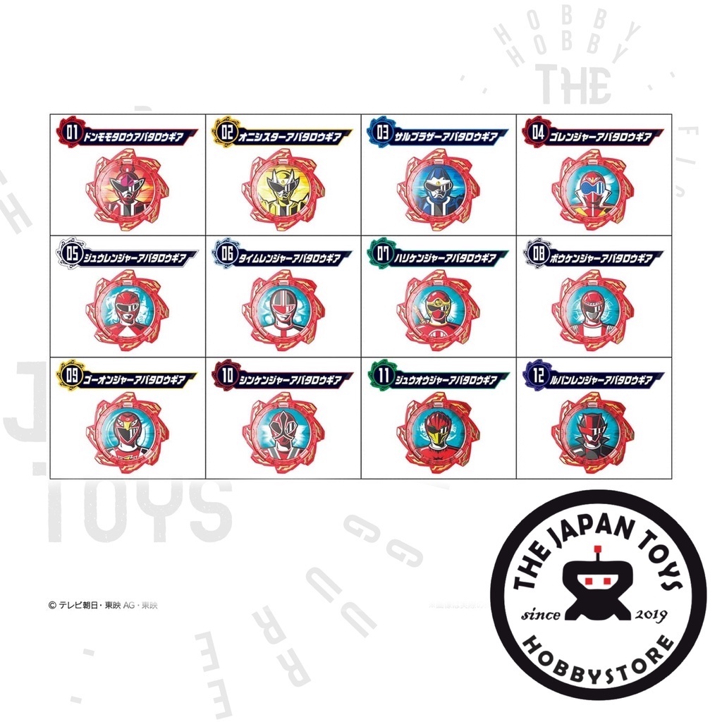 Đồ chơi siêu nhân tổng hợp Candy Gashapon Avataro Gear - Donbrother Sentai chính hãng