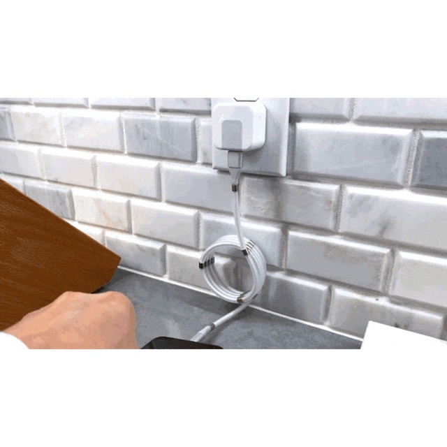 Sạc Lightning/Micro/TypeC nam châm độc đáo có thể tự động quấn tròn tránh bị quấn rối.