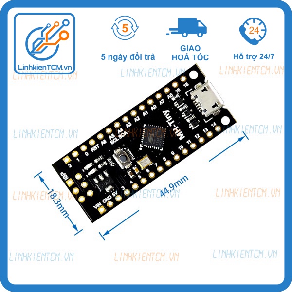 Arduino nano V3.0 mạch thay thế sử dụng Atmega88 MH-Tiny88 kích thước chân tương thích