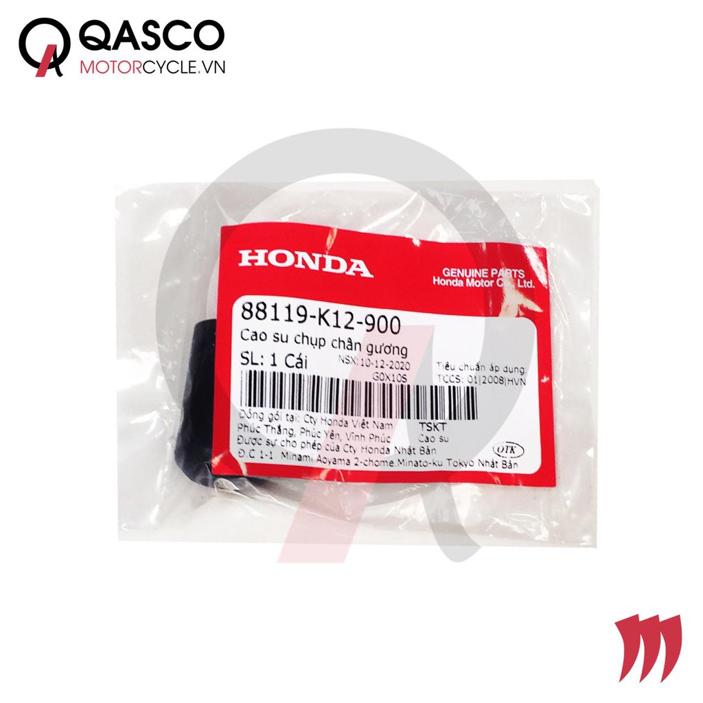 88119-K12-900 | Cao su chụp chân gương LEAD 125-K12A | CAP,LOCK NUT (Chính hãng Honda)