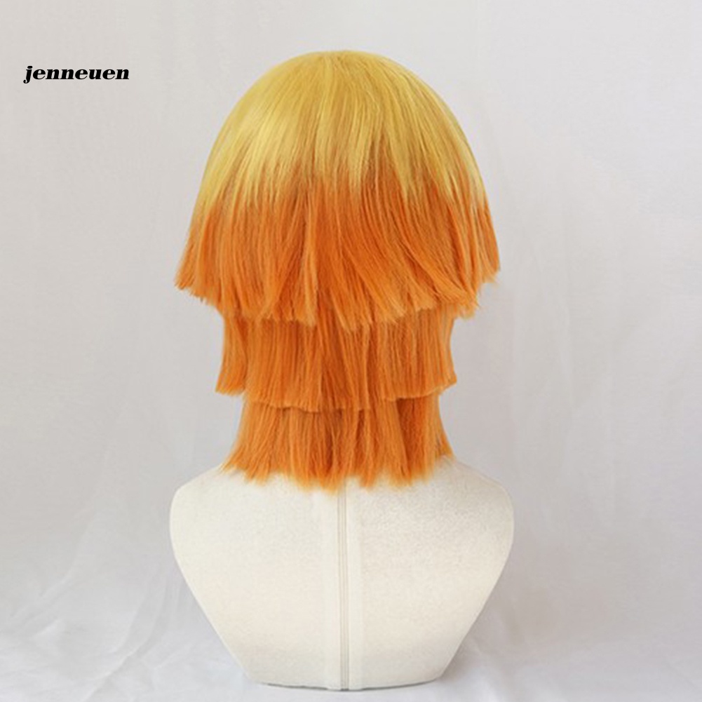 Tóc giả ngắn màu vàng chịu nhiệt hóa trang nhân vật anime