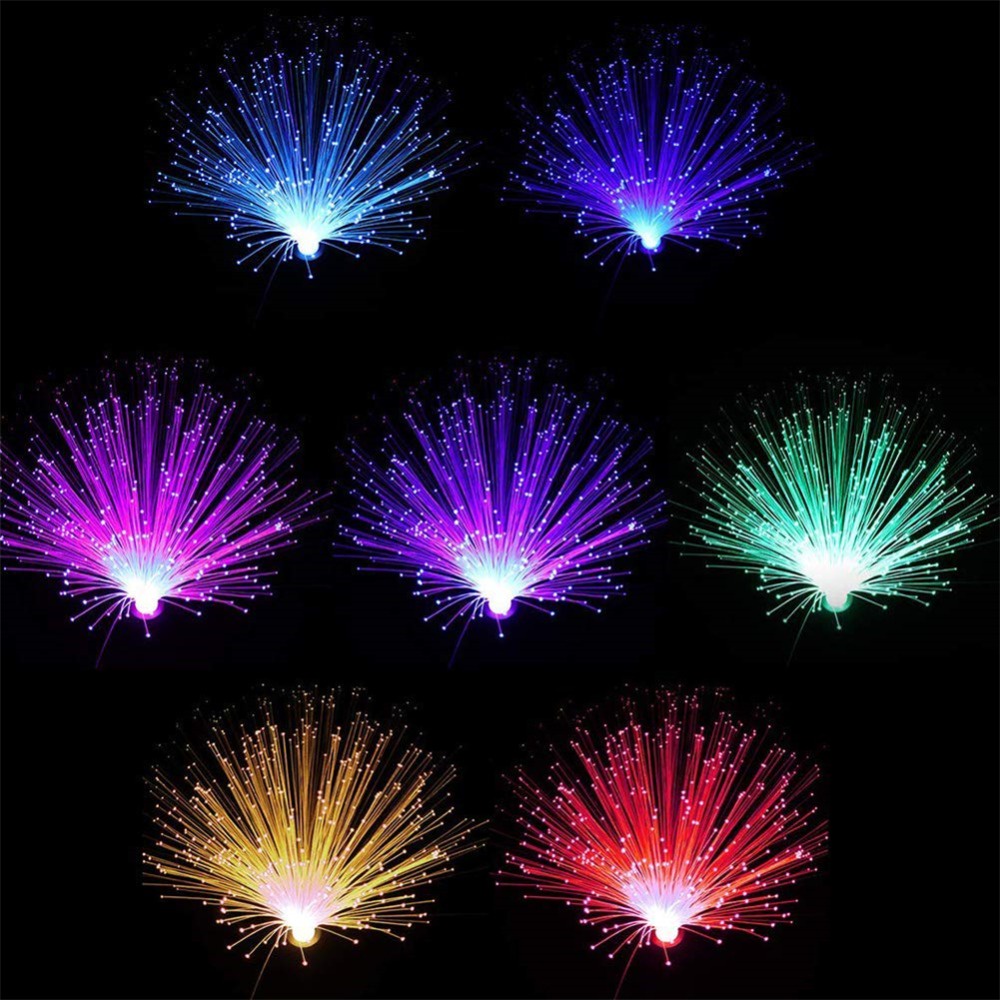 Đèn LED Sợi Quang Đổi Màu Kích Thước 33 * 8cm Trang Trí Nhà Cửa / Tiệc Cưới