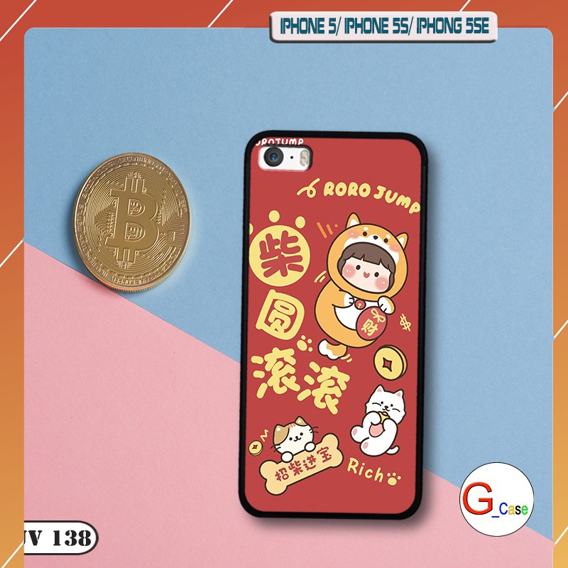 Ốp lưng iPhone 5-iPhone 5s-iPhone 5se nhám viền dẻo